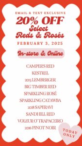 Reds & Rosé Sale 2025